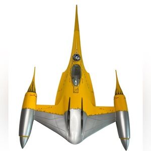 Star Wars Naboo Starfighter Episode 1 Electronic Tested Works Hasbro Lights Vtg